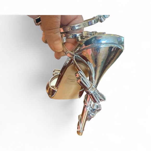 Lemonade Metallic Bow Strap Heels – Size 8.5 - Picture 14 of 14